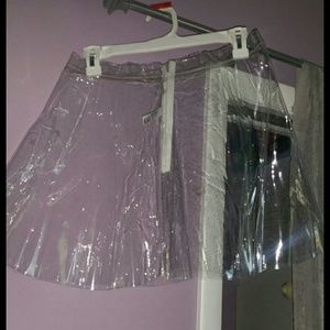 American Apparel Clear Skater Skirt